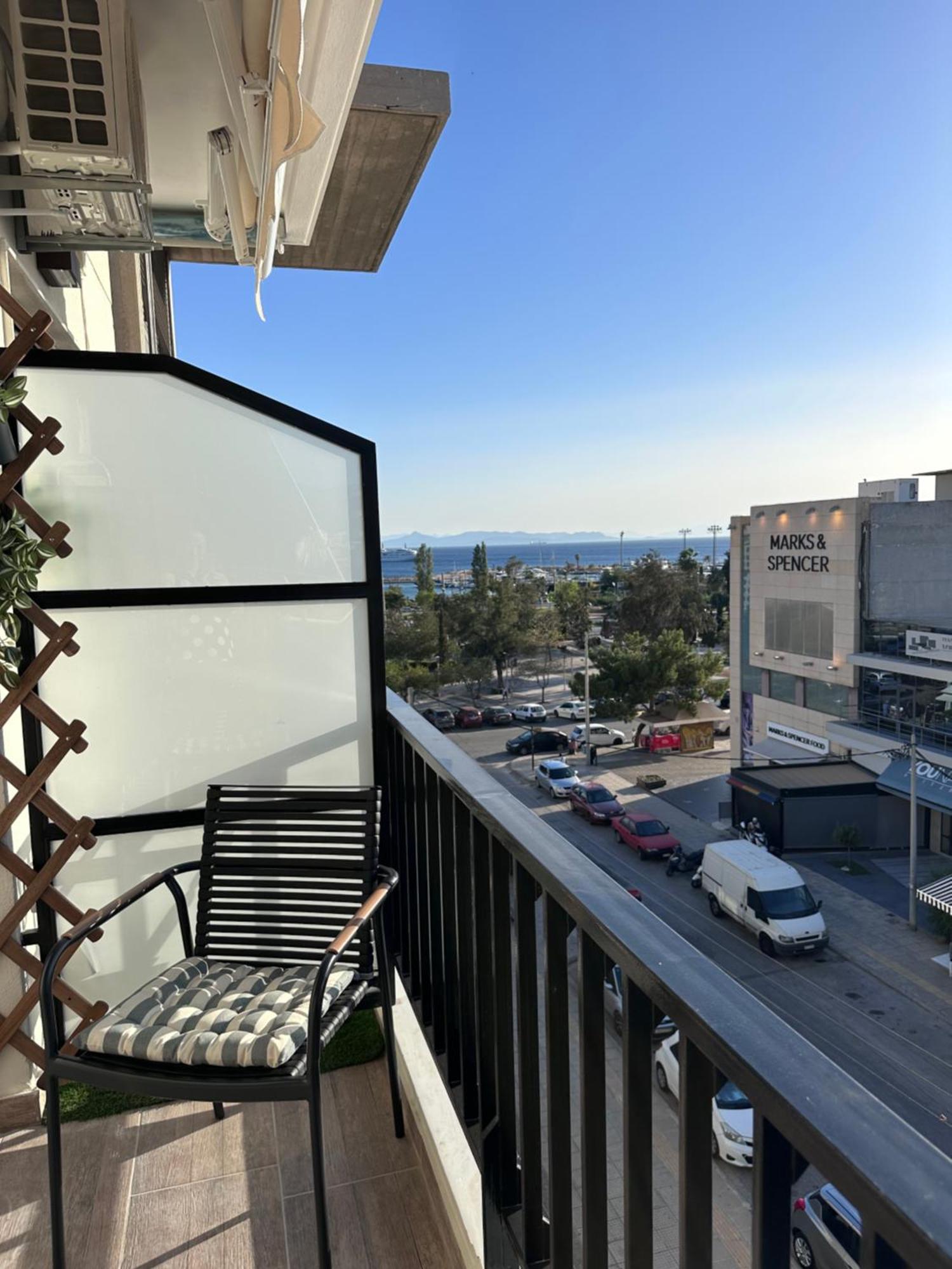 Glyfada Sunset Seaview Cozy Apartment A Athens Ngoại thất bức ảnh